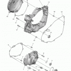 YZ250FX  (YZ250FXL1) Крышка картера двигателя