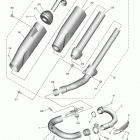 YZ450F  (YZ450FLL/YZ450FLGY) Выхлопная система