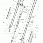 YZ250FX  (YZ250FXL1) Передняя вилка