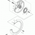 YZ125 (YZ125M2) Переднее колесо