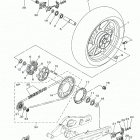 MT07  (MT07MCL/MT07MCGY/MT07ML/MT07MGY/MT07MCB/MT07MB) Переднее колесо