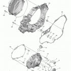 YZ450F  (YZ450FLL/YZ450FLGY) Крышка картера двигателя