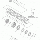 YZ250FX  (YZ250FXL1) Сцепление