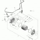 YZ450F  (YZ450FLL/YZ450FLGY) Стартер