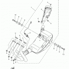 XSR900  (XSR900MCW/XSR900MW) Выхлопная система