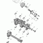 MT09 SP  (MT09SPMB/MT09SPMCB) Коленчатый вал & Поршень