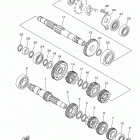 TW200  (TW200M1C/TW200M1) Трансмиссия