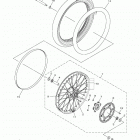 WR250F  (WR250FM) Переднее колесо
