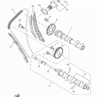XSR700  (XSR700MW/XSR700MCW) Цепь механизма газораспределения