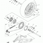 XSR900  (XSR900MCW/XSR900MW) Переднее колесо