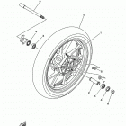 XSR900  (XSR900MCW/XSR900MW) Переднее колесо