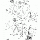 TTR230  (TTR230M) Топливный бак