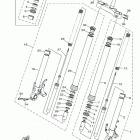 MT10 (MT10LB/MT10LCB/MT10LCGY/MT10LGY) Передняя вилка