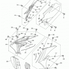 WR450F  (WR450FL) Боковые обтекатели