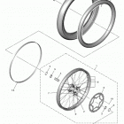 YZ450F  (YZ450FML) Переднее колесо