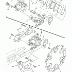 WR450F  (WR450FL) Задний суппорт