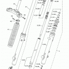 XT250 (XT250L1/XT250L1C) Передняя вилка