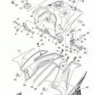 TTR125LE  (TTR125LEL) Топливный бак