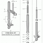 YZFR6 (YZFR6L1B/YZFR6L1CO/YZFR6L1O/YZFR6L1CB/YZFR6L1CL/YZFR6L1L) Передняя вилка