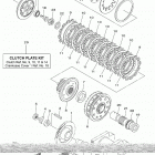 BOLT (XVS95CLCB/XVS95CLB) Сцепление