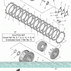 YZFR6 (YZFR6L1B/YZFR6L1CO/YZFR6L1O/YZFR6L1CB/YZFR6L1CL/YZFR6L1L) Сцепление