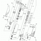 WR250F (WR250FL) Передняя вилка