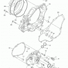 WR450F  (WR450FL) Крышка картера двигателя