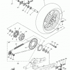 XSR700  (XSR700LCW/XSR700LW) Переднее колесо