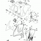 TTR230  (TTR230L) Топливный бак