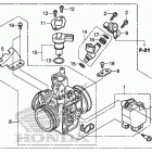 CBR300R Корпус Дросселя