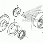 CRF110F A Муфта стартера