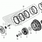 CB500X Сцепление