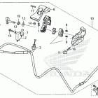 CMX1100D AC Parking brake lever
