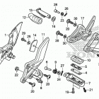 CBR300R Подножки