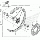 CRF450R AC Переднее колесо