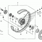 CRF150R AC Переднее колесо