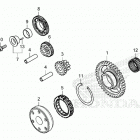 CRF450R AC Муфта стартера