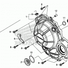 CB500X Крышка картера правая