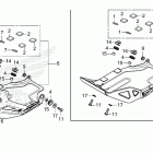 CRF1100D 2AC Front side pipe@skid