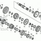 CBR300R Трансмиссия