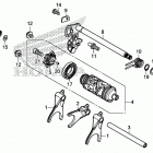 CRF1100A4 2AC Gearshift drum (1)