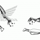 CBR1000SP 2AC Зеркало