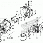 CB500X Воздушный фильтр