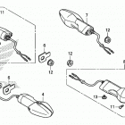 CBR300R Задний фонарь