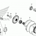 CB500FA Коленчатый вал и поршни