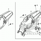 CRF110F A Задний бампер