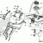 CRF125F A Топливный бак
