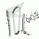 CRF450X AC Цепь ГРМ и натяжитель