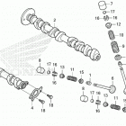 CBR600RR 6A Распределительный вал и клапана