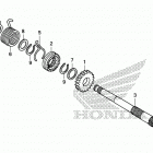 CRF50F AC Кик стартер